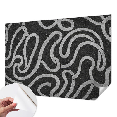 3D fototapeta Skrútené tvary