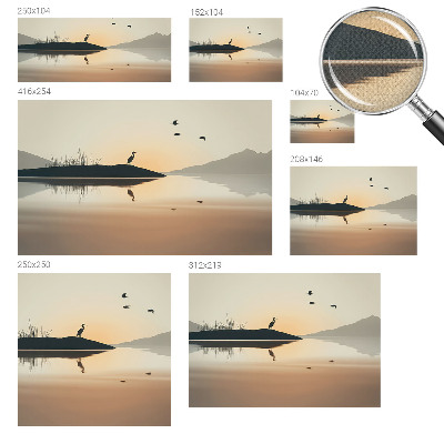 3D tapeta na stenu Ranné ticho