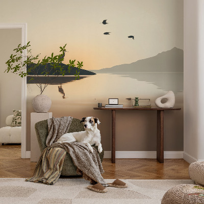 3D tapeta na stenu Ranné ticho