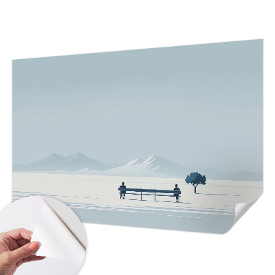 Fototapeta do detskej izby s motívom minimalistickej krajiny