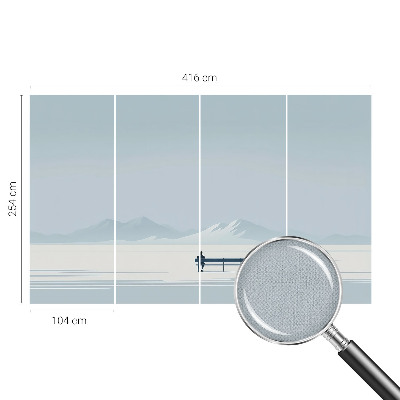 Fototapeta do detskej izby Minimalistická krajina