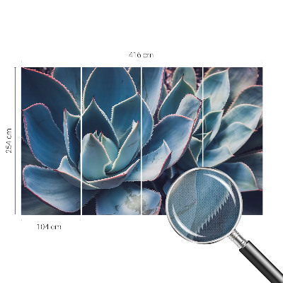 Fotografická tapeta do detskej izby Zelená aloe