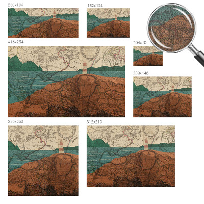 Detská tapeta Historická mapa