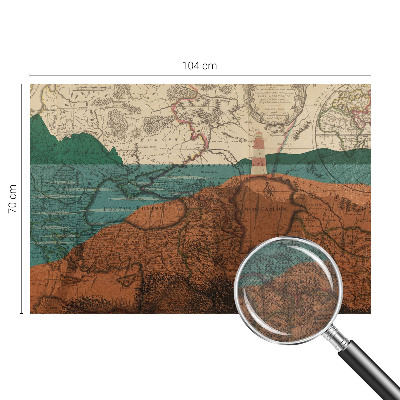 Detská tapeta Historická mapa