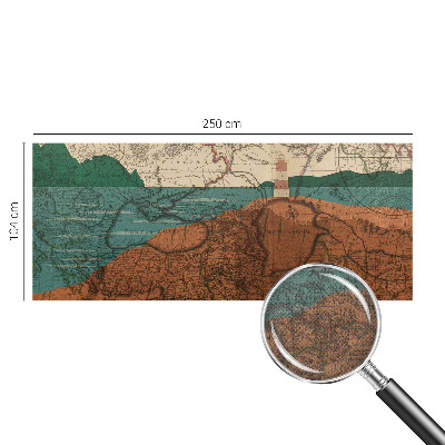 Detská tapeta Historická mapa