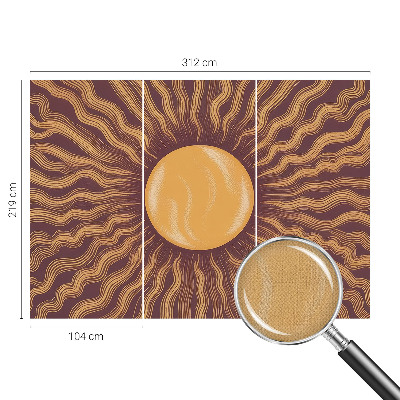 Moderná tapeta na stenu Slnečné lúče