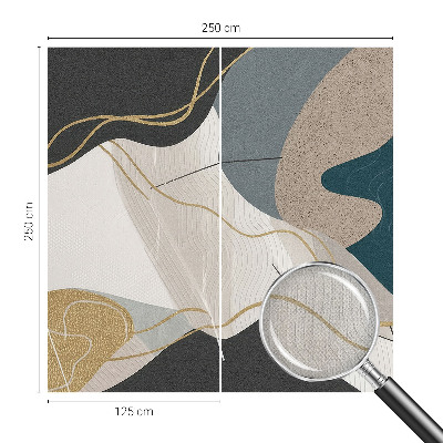 3D fototapeta Abstraktné formy