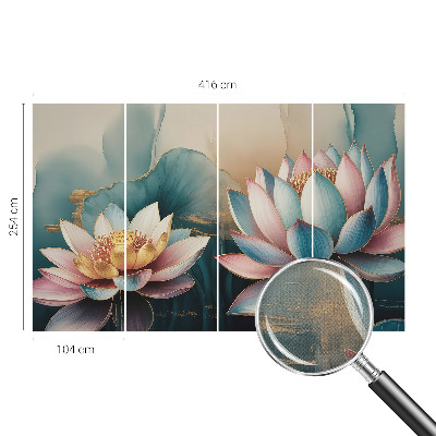 Tapety na stenu samolepiace Lotosy harmónie