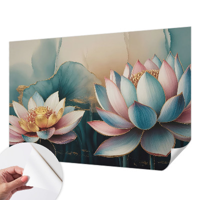 Tapety na stenu samolepiace Lotosy harmónie