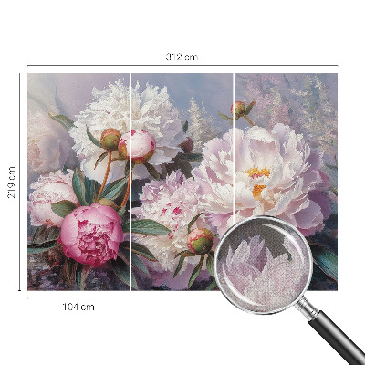 Fotografická tapeta samolepiaca Kytica pivoniek