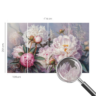 Fotografická tapeta samolepiaca Kytica pivoniek