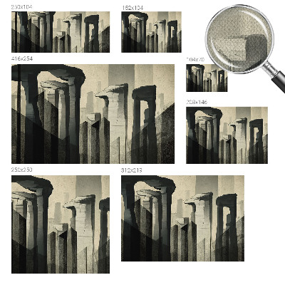 Samolepiaca fototapeta do obývačky Surová architektúra