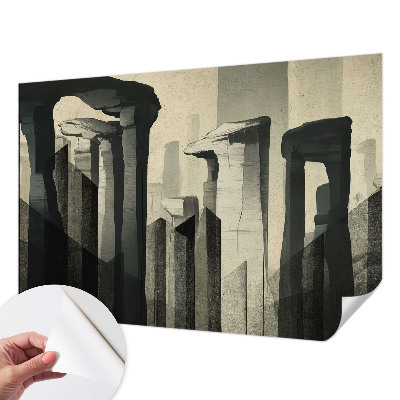 Samolepiaca fototapeta do obývačky Surová architektúra