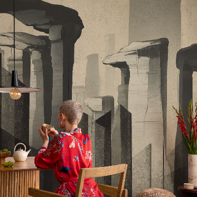 Samolepiaca fototapeta do obývačky Surová architektúra