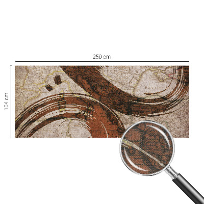 Samolepiaca fototapeta do spálne Umelecká mapa