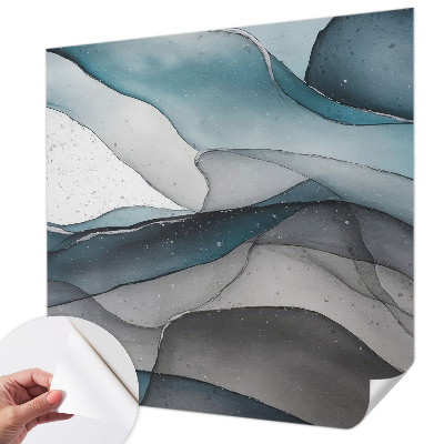 Samolepiaca fototapeta do detskej izby Farebné vlny