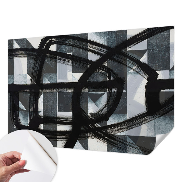 Fotografická tapeta do detskej izby Expresívna geometria