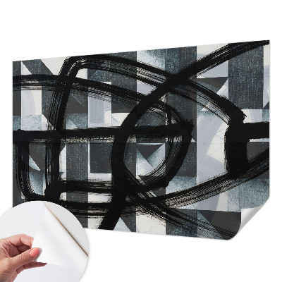 Fotografická tapeta do detskej izby Expresívna geometria