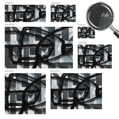 Fotografická tapeta do detskej izby Expresívna geometria