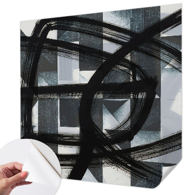 Fotografická tapeta do detskej izby Expresívna geometria