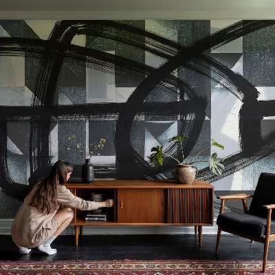 Fotografická tapeta do detskej izby Expresívna geometria