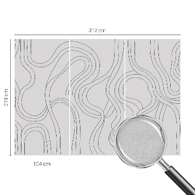 Samolepiaca fototapeta Organické linky