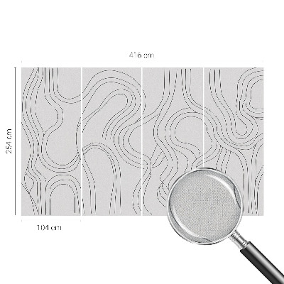 Samolepiaca fototapeta Organické linky