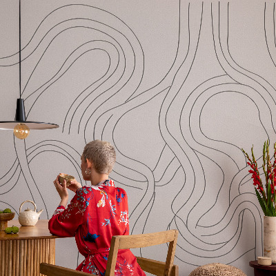 Samolepiaca fototapeta Organické linky