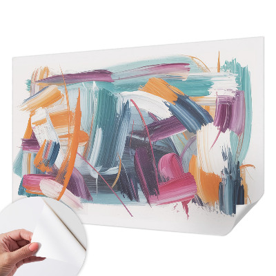 3D tapeta na stenu Energické ťahy