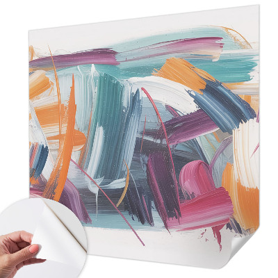 3D tapeta na stenu Energické ťahy