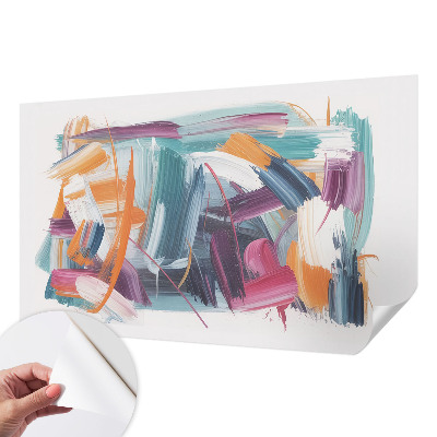 3D tapeta na stenu Energické ťahy