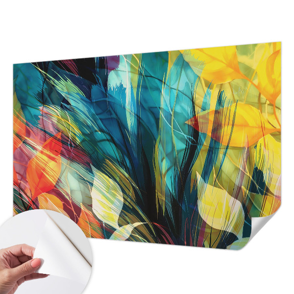 Fotografická tapeta do detskej izby Abstraktné listy