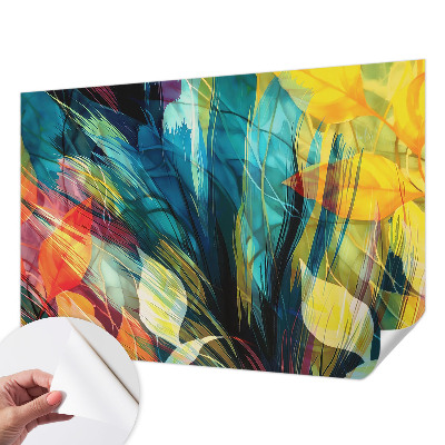 Fotografická tapeta do detskej izby Abstraktné listy