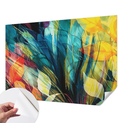 Fotografická tapeta do detskej izby Abstraktné listy