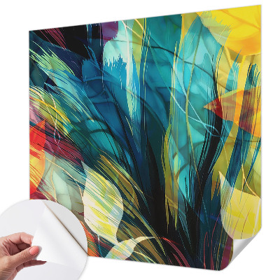 Fotografická tapeta do detskej izby Abstraktné listy