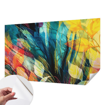 Fotografická tapeta do detskej izby Abstraktné listy