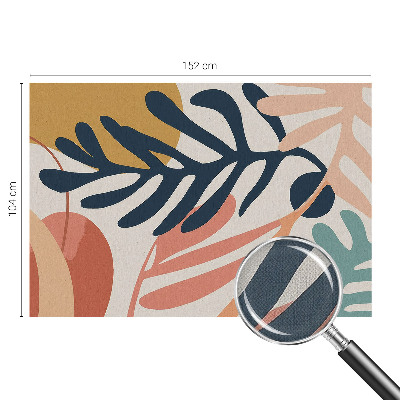 Fototapeta do detskej izby Listové vzory