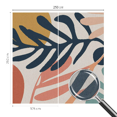 Fototapeta do detskej izby Listové vzory