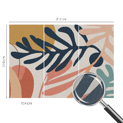 Fototapeta do detskej izby Listové vzory