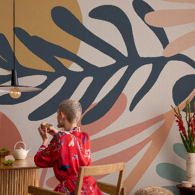 Fototapeta do detskej izby Listové vzory