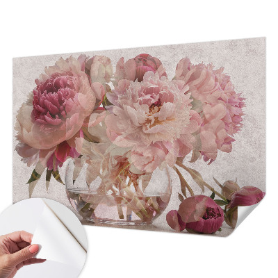 Tapeta do obývačky Pivoňkový kúzlo