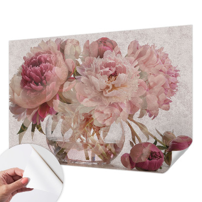 Tapeta do obývačky Pivoňkový kúzlo