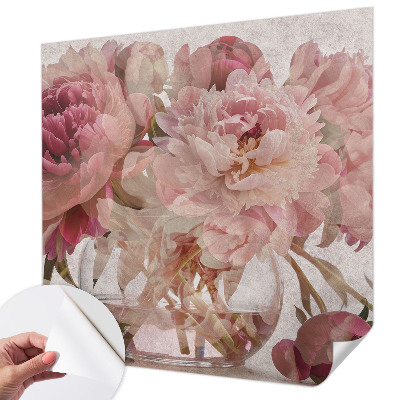 Tapeta do obývačky Pivoňkový kúzlo