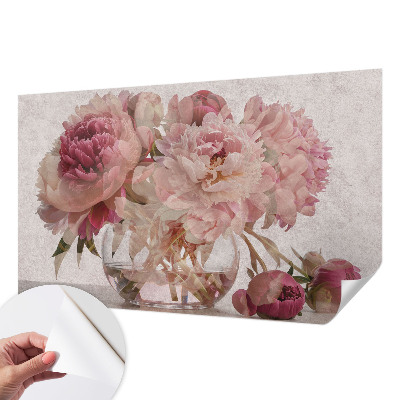 Tapeta do obývačky Pivoňkový kúzlo