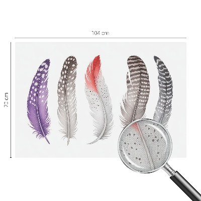 Moderná tapeta na stenu Vzorované perie