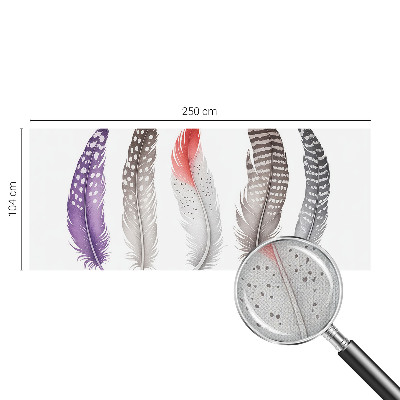 Moderná tapeta na stenu Vzorované perie