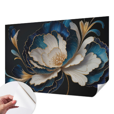 Samolepiaca fototapeta do obývačky Kvetinový vzor