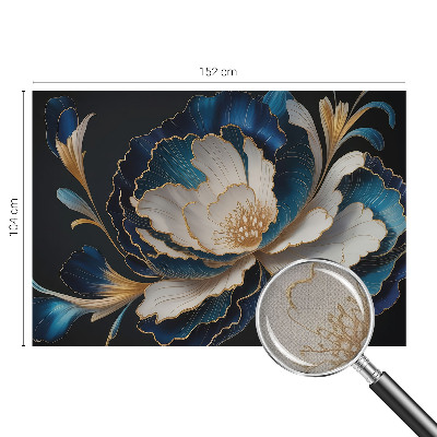 Samolepiaca fototapeta do obývačky Kvetinový vzor