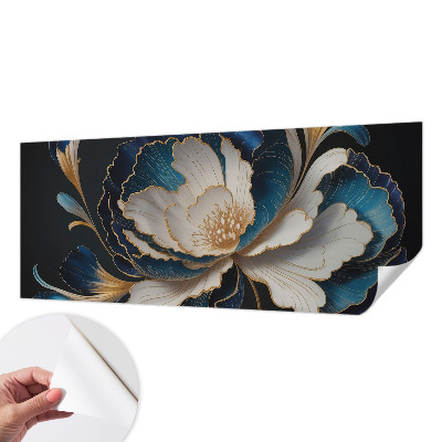 Samolepiaca fototapeta do obývačky Kvetinový vzor