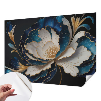 Samolepiaca fototapeta do obývačky Kvetinový vzor